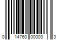 Barcode Image for UPC code 014760000033