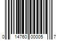 Barcode Image for UPC code 014760000057