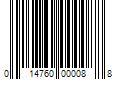 Barcode Image for UPC code 014760000088