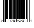 Barcode Image for UPC code 014763000054