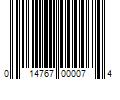 Barcode Image for UPC code 014767000074