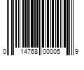 Barcode Image for UPC code 014768000059