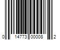 Barcode Image for UPC code 014773000082