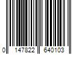 Barcode Image for UPC code 01478226401038