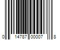 Barcode Image for UPC code 014787000078