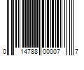 Barcode Image for UPC code 014788000077