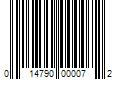 Barcode Image for UPC code 014790000072