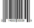 Barcode Image for UPC code 014800000399