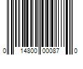 Barcode Image for UPC code 014800000870