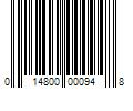 Barcode Image for UPC code 014800000948