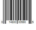 Barcode Image for UPC code 014800005905