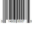 Barcode Image for UPC code 014803000075