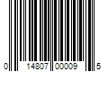 Barcode Image for UPC code 014807000095