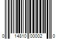 Barcode Image for UPC code 014810000020