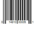 Barcode Image for UPC code 014810000051