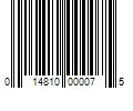 Barcode Image for UPC code 014810000075