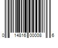 Barcode Image for UPC code 014816000086