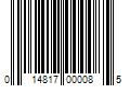 Barcode Image for UPC code 014817000085