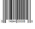 Barcode Image for UPC code 014844000058