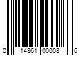 Barcode Image for UPC code 014861000086