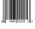 Barcode Image for UPC code 014863000053