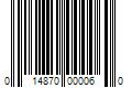 Barcode Image for UPC code 014870000060