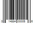 Barcode Image for UPC code 014884000056