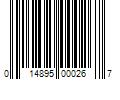 Barcode Image for UPC code 014895000267