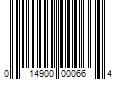 Barcode Image for UPC code 014900000664