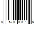 Barcode Image for UPC code 014909000078