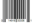 Barcode Image for UPC code 014916000061