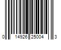 Barcode Image for UPC code 014926250043