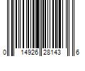 Barcode Image for UPC code 014926281436