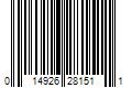 Barcode Image for UPC code 014926281511