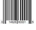Barcode Image for UPC code 014926600015. Product Name: Perm 3N Dark Brown Natural - Kenra Color  Hair Color - 3.00oz
