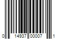 Barcode Image for UPC code 014937000071