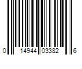 Barcode Image for UPC code 014944033826