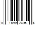 Barcode Image for UPC code 014949007556