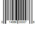 Barcode Image for UPC code 014956000076