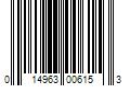 Barcode Image for UPC code 014963006153