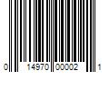 Barcode Image for UPC code 014970000021