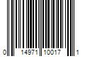 Barcode Image for UPC code 014971100171