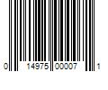 Barcode Image for UPC code 014975000071