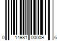 Barcode Image for UPC code 014981000096