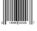 Barcode Image for UPC code 014996000067