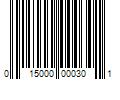 Barcode Image for UPC code 015000000301