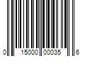 Barcode Image for UPC code 015000000356