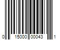 Barcode Image for UPC code 015000000431