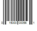 Barcode Image for UPC code 015000000561