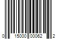 Barcode Image for UPC code 015000000622